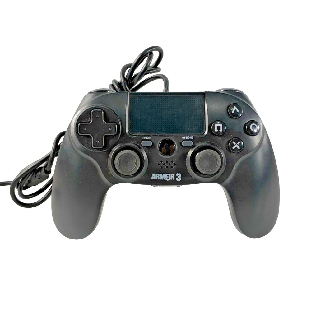 Armor 3 Black Wired USB Gaming Controller for PS4, PC, & MAC Tested